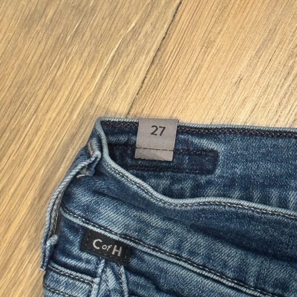 Citizens of Humanity Women’s Rocket Crop High Rise Skinny Frayed Blue Jeans 27 - Picture 6 of 8